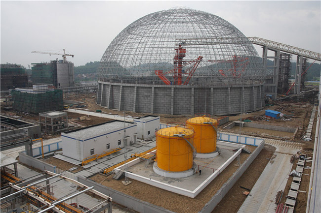 南京发电厂网架结构